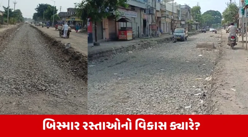 Rajkot : ધોરાજીમાં ખખડધજ રોડ-રસ્તાઓથી સામાન્ય લોકો પરેશાન, સ્થાનિકોએ કહ્યું તંત્ર શાનમાં સમજી જાય તો સારૂં નહીં તો…