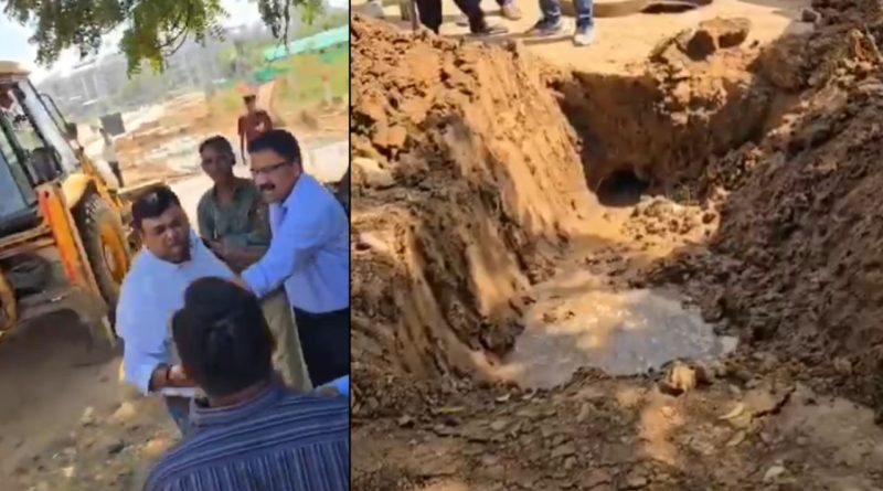 Ahmedabad : AMC અધિકારી અને કોન્ટ્રાક્ટર વચ્ચે ઝપાઝપી,સોશિયલ મીડિયા પર વાયરલ થયો વીડિયો