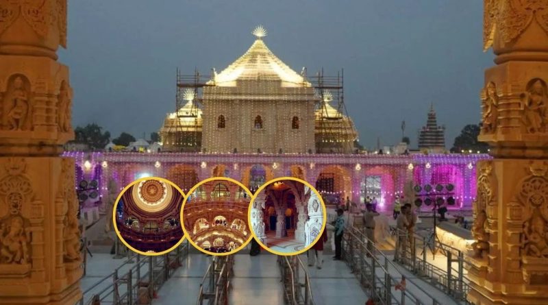 સુવર્ણ ગુંબજ, સ્તંભો પર અદ્ભુત કલાકૃતિ… શ્રી રામ મંદિરના પહેલા માળના ફોટા તમારા હૃદયને કરશે મોહિત 