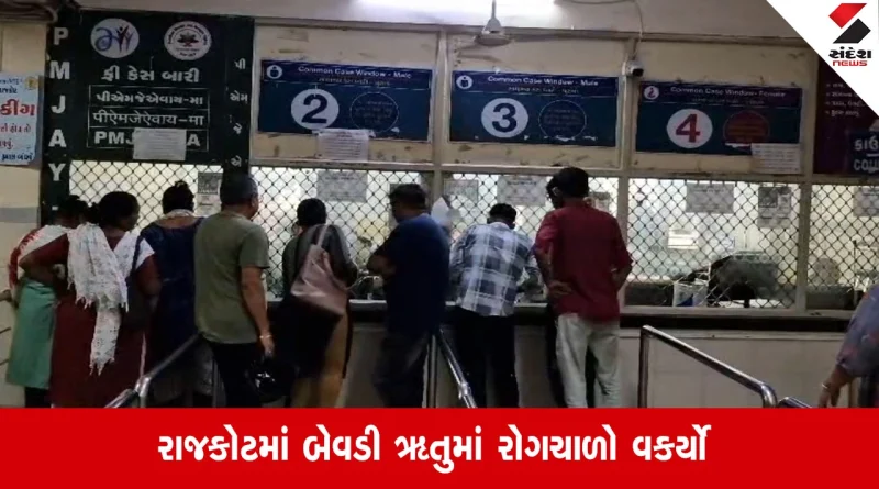 Rajkot: ડબલ ઋતુના કારણે રોગચાળામાં મોટો ઉછાળો, એક સપ્તાહમાં તાવ-ઝાડાના 2800થી વધુ કેસ