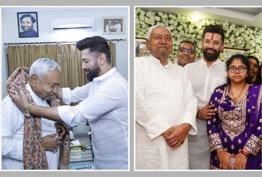 બિહારમાં ચૂંટણી પહેલા NDAના બે દિગ્ગજોની અદાવતનો અંત? ચિરાગના ઘરે પહોંચ્યા નીતિશ કુમાર