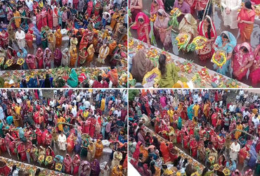 જામનગરમાં બિહાર-ઝાંરખડ સહિતના રાજ્યોની મહિલાઓ દ્વારા છઠ્ઠ મૈયા પર્વની ભક્તિ ભાવ પૂર્વક ઉજવણી કરી