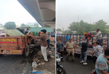 જામનગરના જુના રેલ્વે સ્ટેશન વિસ્તારમાં આજે દબાણ હટાવ ઝુંબેશ હાથ ધરી ફલાય ઓવર બ્રિજ નીચેથી 40 ઝૂંપડાઓ હટાવાયા