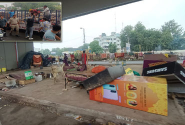 જામનગરમાં હળવા ઘર્ષણ વચ્ચે ઘરવખરી સાથે 40 ઝૂંપડાં હટાવાયાં