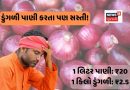 એક પાણીની બોટલની કિંમતમાં 8 કિલો ડુંગળી! ખેડૂતો કરે તો શું?