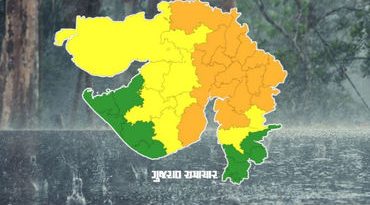 ગુજરાતના 15 જિલ્લામાં આજે રાત્રે 10 વાગ્યા સુધી ભારે વરસાદનું ઍલર્ટ, મંગળવારે પણ માવઠાની આગાહી