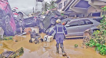 ફિલિપાઇન્સમાં 220 કિ.મી.ની ઝડપે વાવાઝોડું ત્રાટક્યું : 26 લોકોનાં મોત