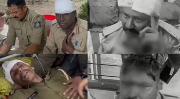 દાંતાના પાડલીયા ગામે પોલીસ અને ફોરેસ્ટ અધિકારીની ટીમ પર પથ્થર અને તીર કામઠાંથી હુમલો, 45થી વધુ જવાન ઘાયલ