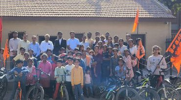 અડાલજથી શરૂ થયેલી 30 બાળકોની સાયકલ યાત્રા ચોટીલામાં પૂર્ણ થઇ