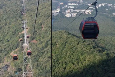 ભારે પવનના કારણે ગિરનાર રોપ-વે સેવા બંધ કરાઈ, વાતાવરણ સામાન્ય થયા બાદ ફરી શરૂ કરાશે