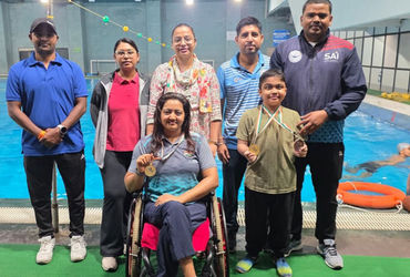 પેરા ખેલ મહાકુંભમાં વડોદરાના તરવૈયાઓનું શાનદાર પ્રદર્શન પેરા ખેલ મહાકુંભમાં વડોદરાના તરવૈયાઓનું શાનદાર પ્રદર્શન