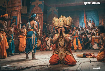 યુપીમાં ગજબ ઘટના! રામલીલામાં શ્રીરામના બાણથી રાવણ આંધળો થતાં SC/ST એક્ટ હેઠળ FIR