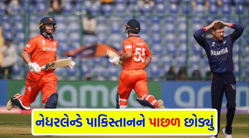 ICC T20 World Cup Breaking News: નેધરલેન્ડની નામિબિયા સામે 7 વિકેટે શાનદાર જીત, પોઈન્ટ્સ ટેબલમાં પાકિસ્તાનને પછાડ્યું