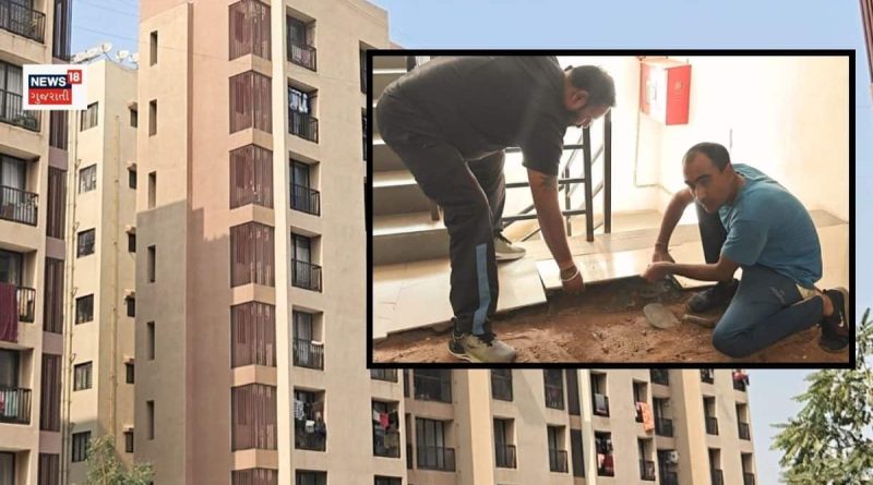 Pics: રાજકોટમાં આવેલા આ સરકારી આવાસ છે કે ભ્રષ્ટાચારના ઘર? આંગળીના ટેરવે ઉખડે છે ટાઇલ્સ