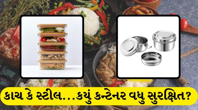Glass vs Steel Container: કાચ કે સ્ટીલ, ટિફિન શેમાં પેક કરવુ જોઇએ? જાણો Health માટે કયું છે વધુ સલામત