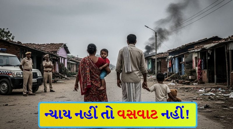 Breaking News: મુસ્લિમ દબંગોની ગુંડાગીરી સામે પોલીસ લાચાર? 40 પરિવારો પલાયન કરવા મજબૂર, ઘરો પર લાગ્યા ‘મકાન વેચવાનું છે’ના પોસ્ટરો Breaking News: મુસ્લિમ દબંગોની ગુંડાગીરી સામે પોલીસ લાચાર? 40 પરિવારો પલાયન કરવા મજબૂર, ઘરો પર લાગ્યા ‘મકાન વેચવાનું છે’ના પોસ્ટરો