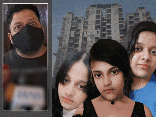 UP ટ્રિપલ સુસાઇડ: પિતાની 2 નહીં, 3 પત્નીઓ:સાળી પણ સાથે રહે છે; બિલ્ડિંગ પરથી પડી ગયેલી બાળકીથી સસ્પેન્સ વધ્યું