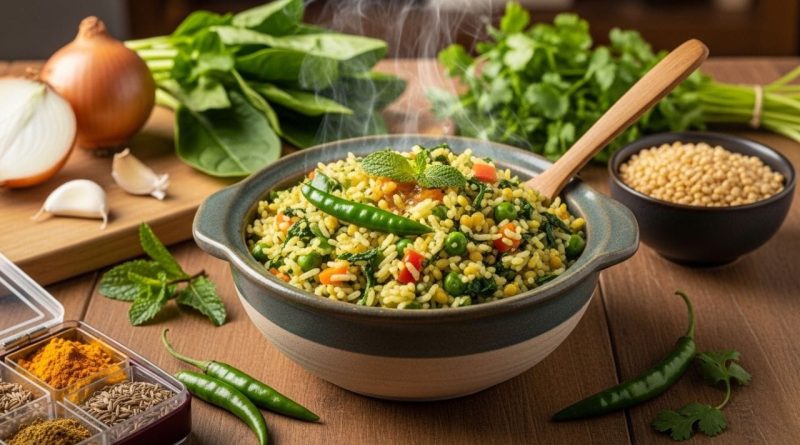 ખીચડી પણ આવી ટેસ્ટી? આ હરિયાળી મટર ખીચડી જરૂર બનાવો