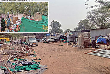 ગેરકાયદે લેબર કોલોની, નવ ગોડાઉનો તોડી પડાયાં