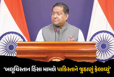‘તમારા પાપ દુનિયા જાણે છે’ બલૂચિસ્તાન મુદ્દે પાકિસ્તાનના આરોપો પર ભારતનો સણસણતો જવાબ