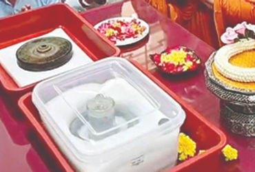 યુનિ.ના આર્કિઓલોજી વિભાગમાં સચવાયેલા ભગવાન બુધ્ધના અસ્થિને શ્રીલંકા લઈ જવાશે