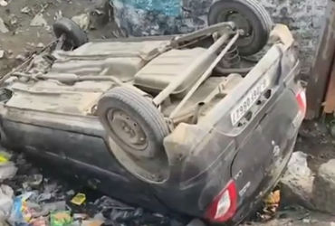 રાજુલામાં ખુલ્લી ગટરના ખાડામાં ફોરવ્હીલ ખાબકી, એક જ પરિવારના પાંચ સભ્યોને ઈજા