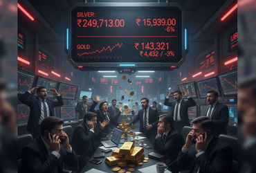 ચાંદી ₹15939ના કડાકા સાથે ગબડીને અઢી લાખથી નીચે, સોનું 3% તૂટતાં રોકાણકારો ગભરાયા