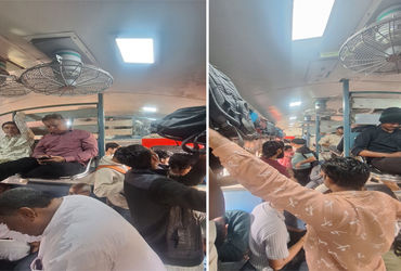 ટ્રેનોમાં ક્ષમતા કરતા વધુ મુસાફરો : સોશિયલ મીડિયા પર મુસાફરોનો આક્રોશ