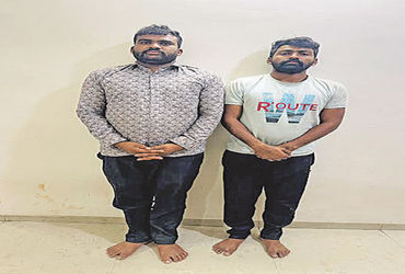 ડોમ સ્ટ્રક્ચરના લોખંડના સામાનની ચોરી કરનાર 2 આરોપી ઝડપાયા