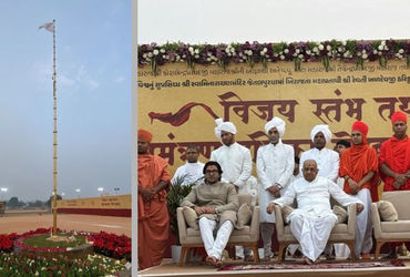 જેતલપુરધામમાં ભક્તિનો ઉમંગ: રેવતીબળદેવજી હરિકૃષ્ણ મહારાજના દ્વિશતાબ્દી મહોત્સવ નિમિત્તે 51 ફૂટ ઊંચા ‘વિજયસ્તંભ’ની સ્થાપના