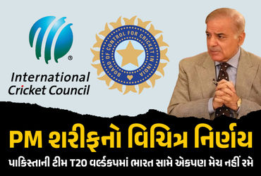 પાકિસ્તાન મેદાન છોડીને ભાગ્યું : T20 વર્લ્ડ કપમાં ભારત સામે રમવાનો PM શાહબાઝ શરીફનો ઈનકાર