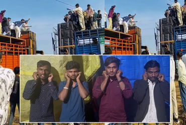 પંચમહાલ: શહેરાના ભુરખલમાં ‘DJ યુદ્ધ’ ખેલનારા સંચાલકો સામે પોલીસની લાલ આંખ, જાહેરમાં મંગાવી માફી