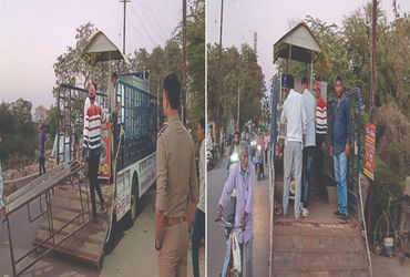 જામનગર પાલિકાની એસ્ટેટ શાખા દ્વારા બર્ધન ચોક વિસ્તારમાં દબાણ હટાવ ઝુંબેશ : અડધો ડઝનથી વધુ કાઉન્ટર-રેંકડી-કેબિન કબજે કરાયા