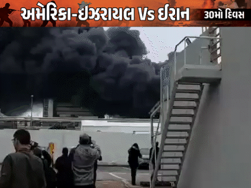 ઇઝરાયલના કેમિકલ પ્લાન્ટ પર ઇરાનનો હુમલો:ઝેરી લીકેજની ચેતવણી; લોકોને આદેશ- ઘરમાં રહો, બારીઓ બંધ રાખો