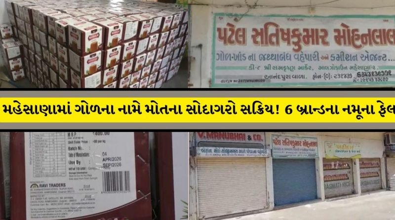 મહેસાણામાં ‘મોતના સોદાગરો’નો પર્દાફાશ! દેશી ગોળના નામે પીરસાયું ધીમું ઝેર, તમારી કિડની-લીવર પર ખતરો!