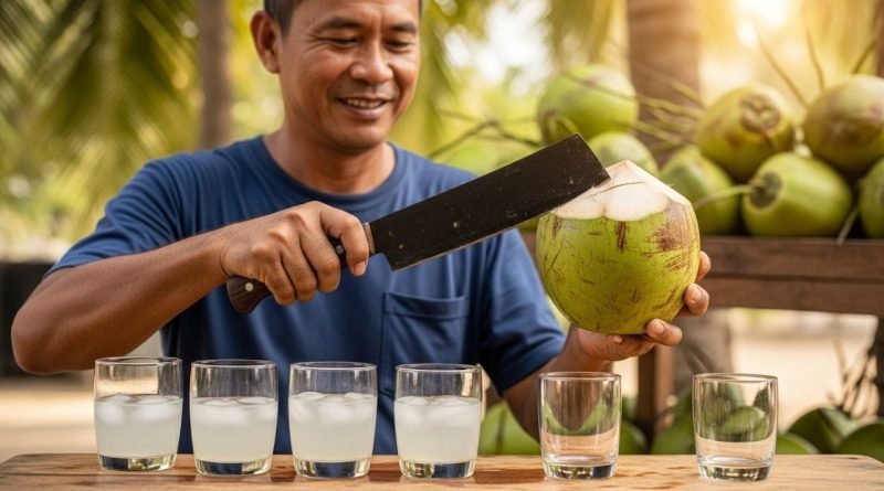 જાણો લારીવાળા ભાઈની એ ‘સિક્રેટ હેક’, જેનાથી એક જ નારિયેળમાંથી નીકળશે 3 ગ્લાસ પાણી