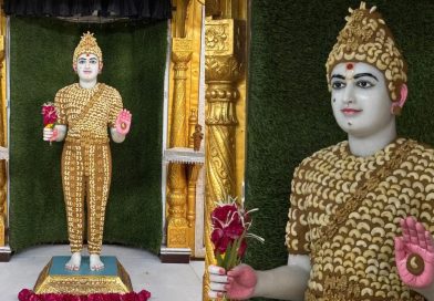 કાળઝાળ ગરમીમાં અમદાવાદ કુમકુમ મંદિરે 5 કિલો ચંદનથી ભગવાનનો અનોખો શણગાર, 40 વર્ષની પરંપરા યથાવત, જુઓ Photos