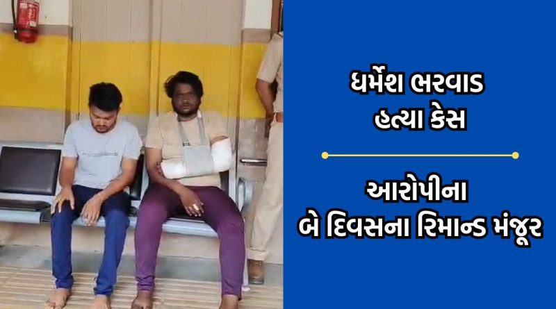 Breaking News: ધંધુકામાં ધર્મેશ ભરવાડની હત્યાના આરોપી સમીર, રિઝવાનના કોર્ટે 2 દિવસના રિમાન્ડ કર્યા મંજૂર