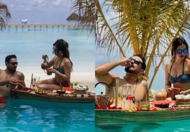 Rubina Dilaik : માલદીવ્સમાં પતિ સાથે પૂલમાં મજા માણતી જોવા મળી રૂબીના દિલૈક, જુઓ Photos