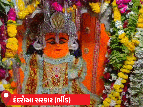 દેશભરમાં હનુમાનજી દાદાના જન્મોત્સવની ધામધુમ:ગ્વાલિયર-રતલામમાં સોના-ચાંદીથી ચોલા શૃંગાર, છતરપુરમાં અષ્ટધાતુથી બનેલી 51 ફૂટ ઊંચી પ્રતિમાનું અનાવરણ; ભક્તોની ભારે ભીડ