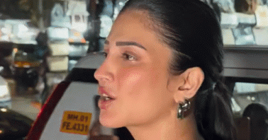 પાપારાઝીએ ‘મમ્મા’ કહીને બોલાવતા શ્રુતિ હાસન ભડકી:એક્ટ્રેસે કહ્યું- ‘તમારી મમ્મા છે? શું બકવાસ કરો છો’; મુંબઈની રેસ્ટોરન્ટ બહાર વિવાદ