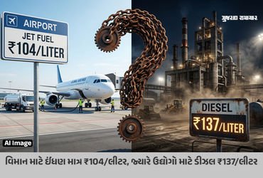 સરકારની બેવડી નીતિ! વિમાની કંપનીઓ માટે રાતોરાત ઈંધણના ભાવ ઘટાડ્યા, પણ ઉદ્યોગો માટે ડીઝલ મોંઘુદાટ