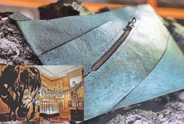 ડાયનાસોરના અવશેષોની મદદથી તૈયાર કરાયેલા ચામડાની બેગની હરાજી થશે