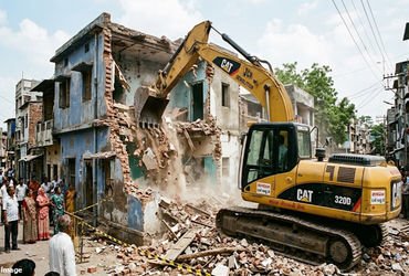 તંત્ર બુલડોઝર લઈને મકાન તોડવા પહોંચ્યું તો પિતા-પુત્ર સહિત 3 લોકોએ ગળે ફાંસો ખાધો