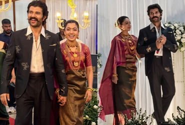 લગ્નના 40 દિવસ બાદ ફરી વિજય-રશ્મિકાએ યોજ્યું શાનદાર રિસેપ્શન, કોડવા સાડીમાં એક્ટ્રેસનો દેશી અંદાજ