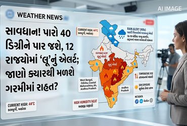 સાવધાન! ગુજરાત સહિત 12 રાજ્યોમાં ‘લૂ’નું એલર્ટ; પારો 40 ડિગ્રીને પાર જશે, અહીં થશે વરસાદ