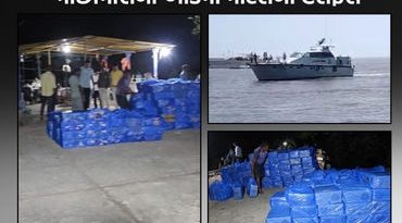 વલસાડ દરિયાકાંઠે કસ્ટમ્સની મોટી કાર્યવાહી, દમણથી આવતી બોટમાંથી 50 લાખનો દારૂ ઝડપાયો