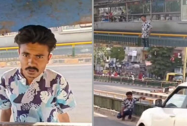 અમદાવાદના વાડજમાં છરા સાથે જાહેરમાં યુવકનો આતંક, રસ્તેથી પસાર થતા લોકોને ધમકાવ્યા