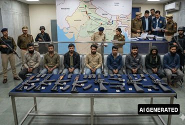 દિલ્હીમાં મોટું આતંકી કાવતરું નિષ્ફળ! 18 અત્યાધુનિક હથિયારો સાથે 9 શખ્સોની ધરપકડ, ISI કનેક્શનની તપાસ