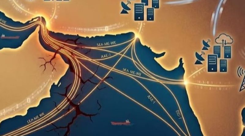 ભારત સહિત દુનિયાભરમાં ઈન્ટરનેટ બંધ થઈ જશે?:યુદ્ધના કારણે હોર્મુઝમાં કેબલ્સને નુકસાનની આશંકા, સમુદ્રની નીચેથી પસાર થાય છે 97% ગ્લોબલ ડેટા